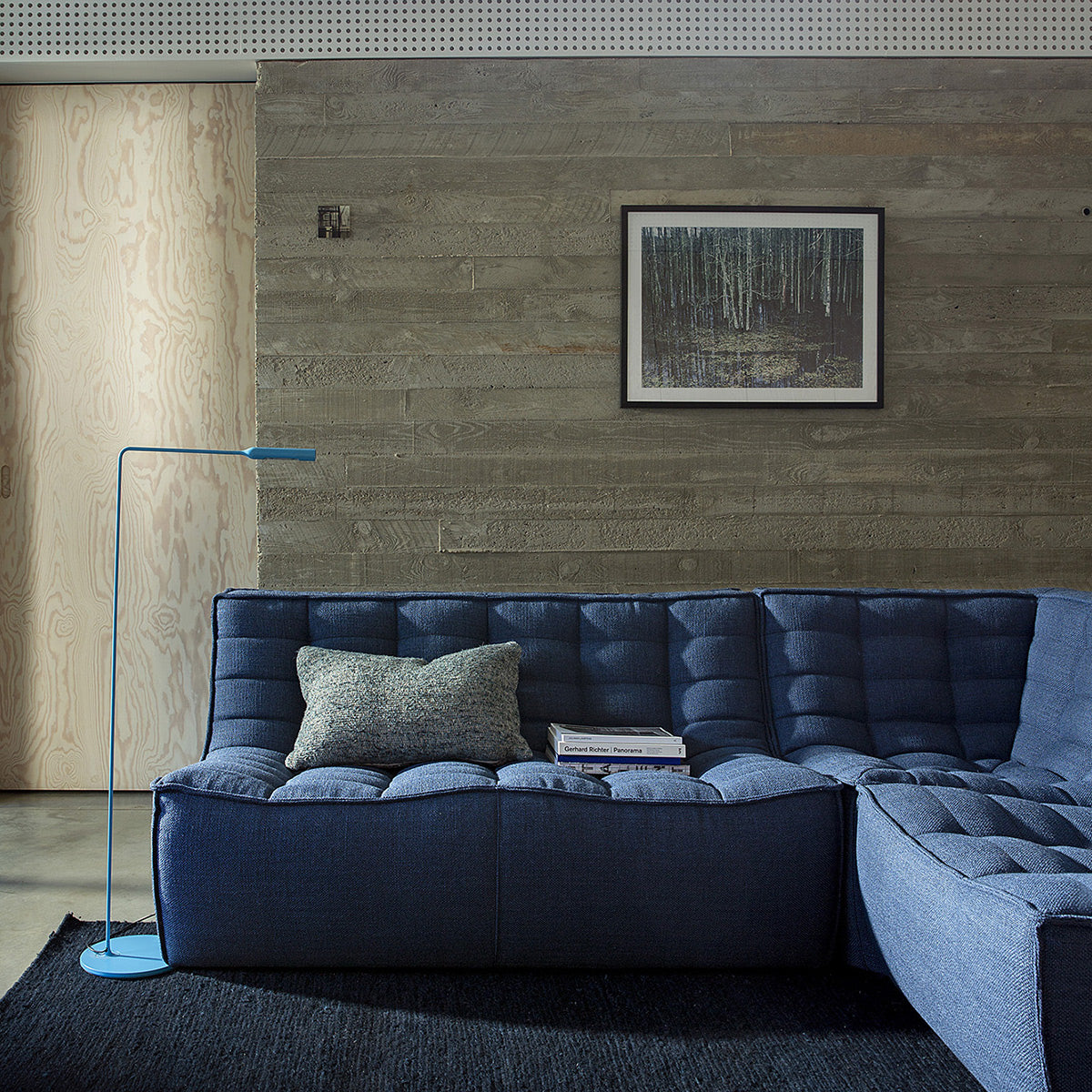 Canapé N701 - 2 Places - Bleu