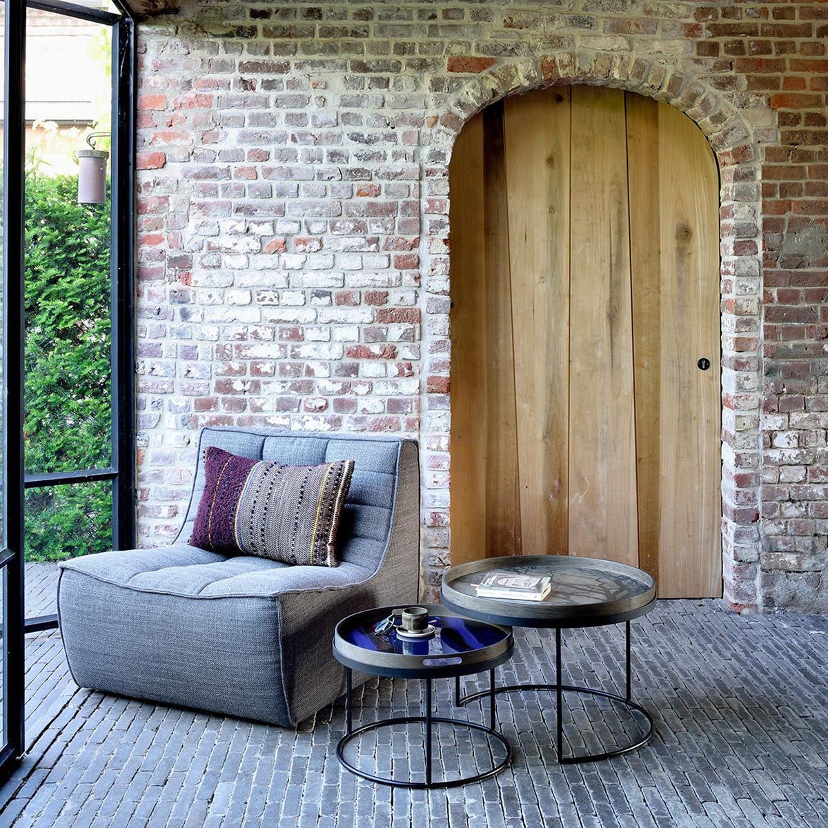 Set de 2 Tables basses pour plateaux ronds - Ø 62 cm & Ø 49 cm 5