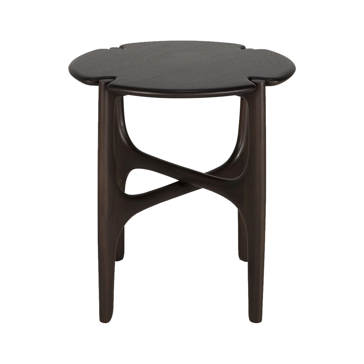 Table d'appoint Polished Imperfect en acajou - Marron