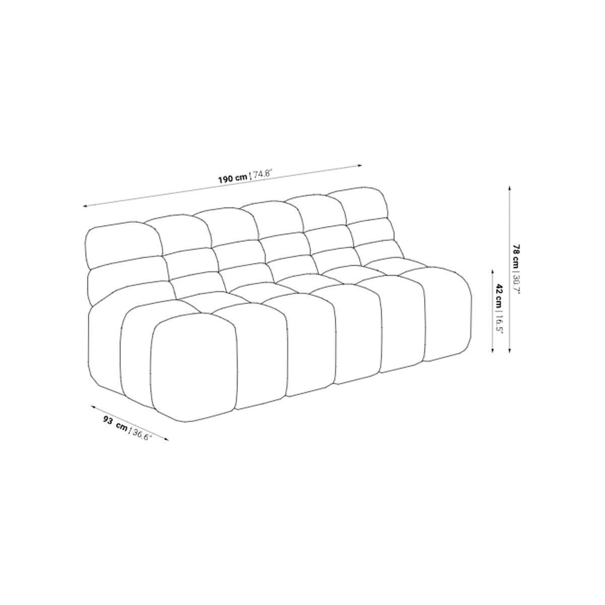 Canapé Chopin 3 places 5