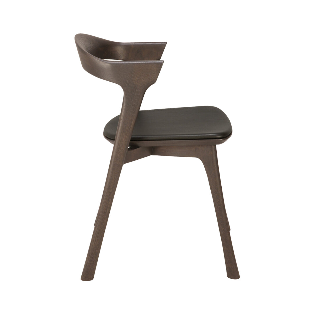 Chaise Bok en chêne brun