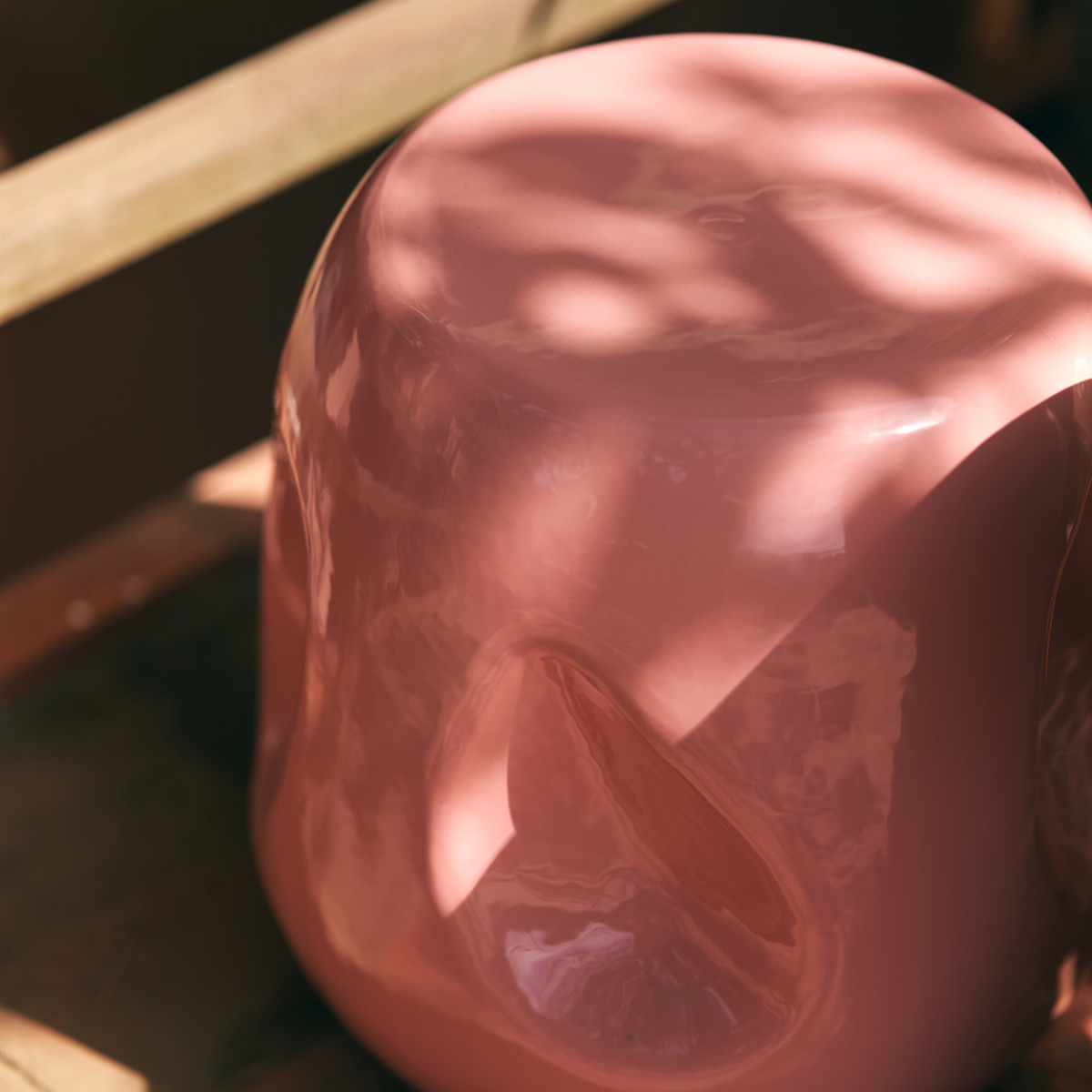 Table d'appoint Currents - Ø 38 cm - Corail 3