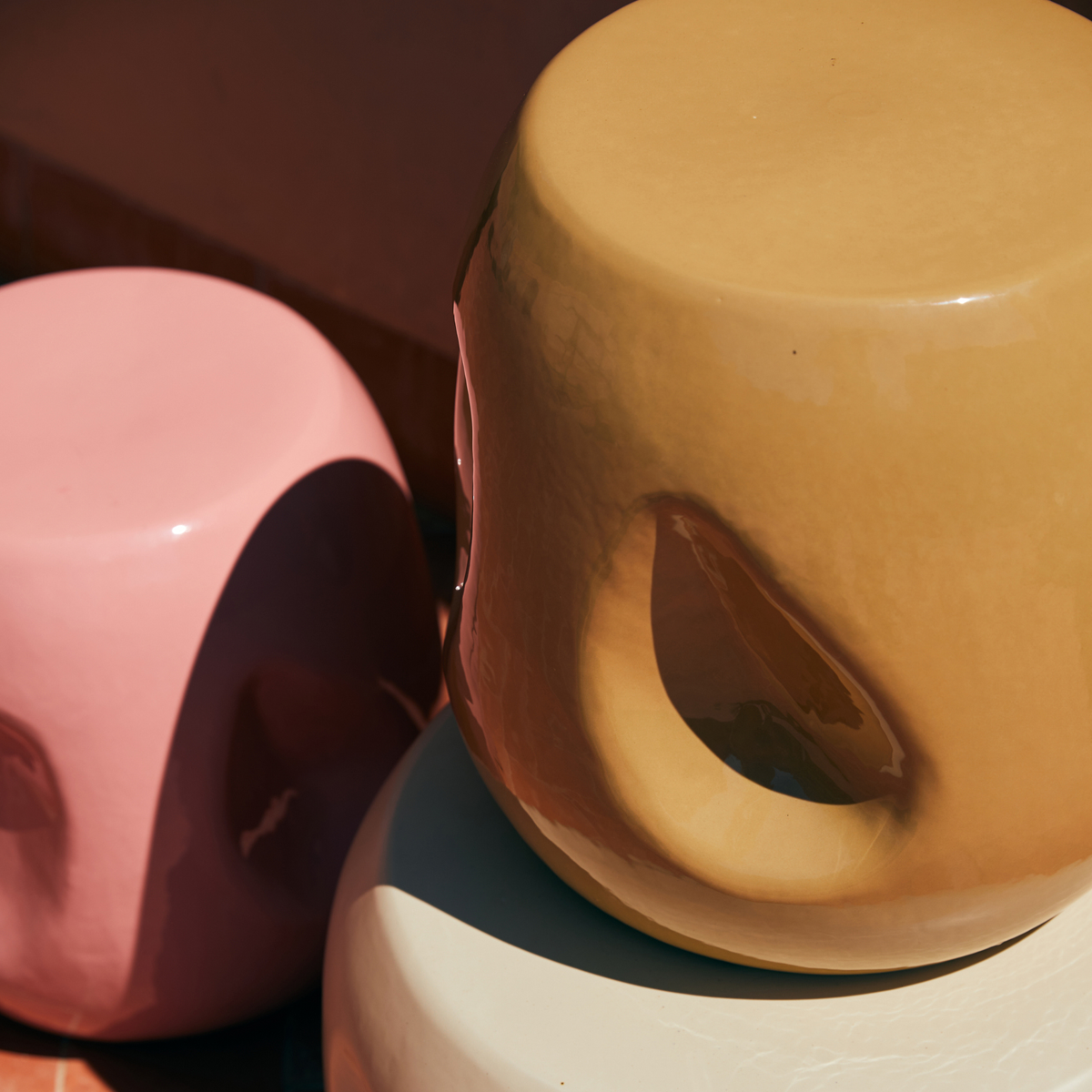 Table d'appoint Currents - Ø 38 cm - Sable 3