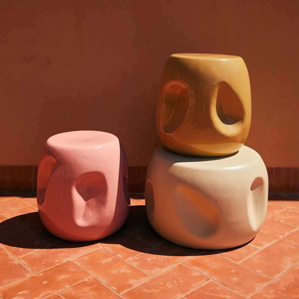 Table d'appoint Currents - Ø 50 cm - Shell 4