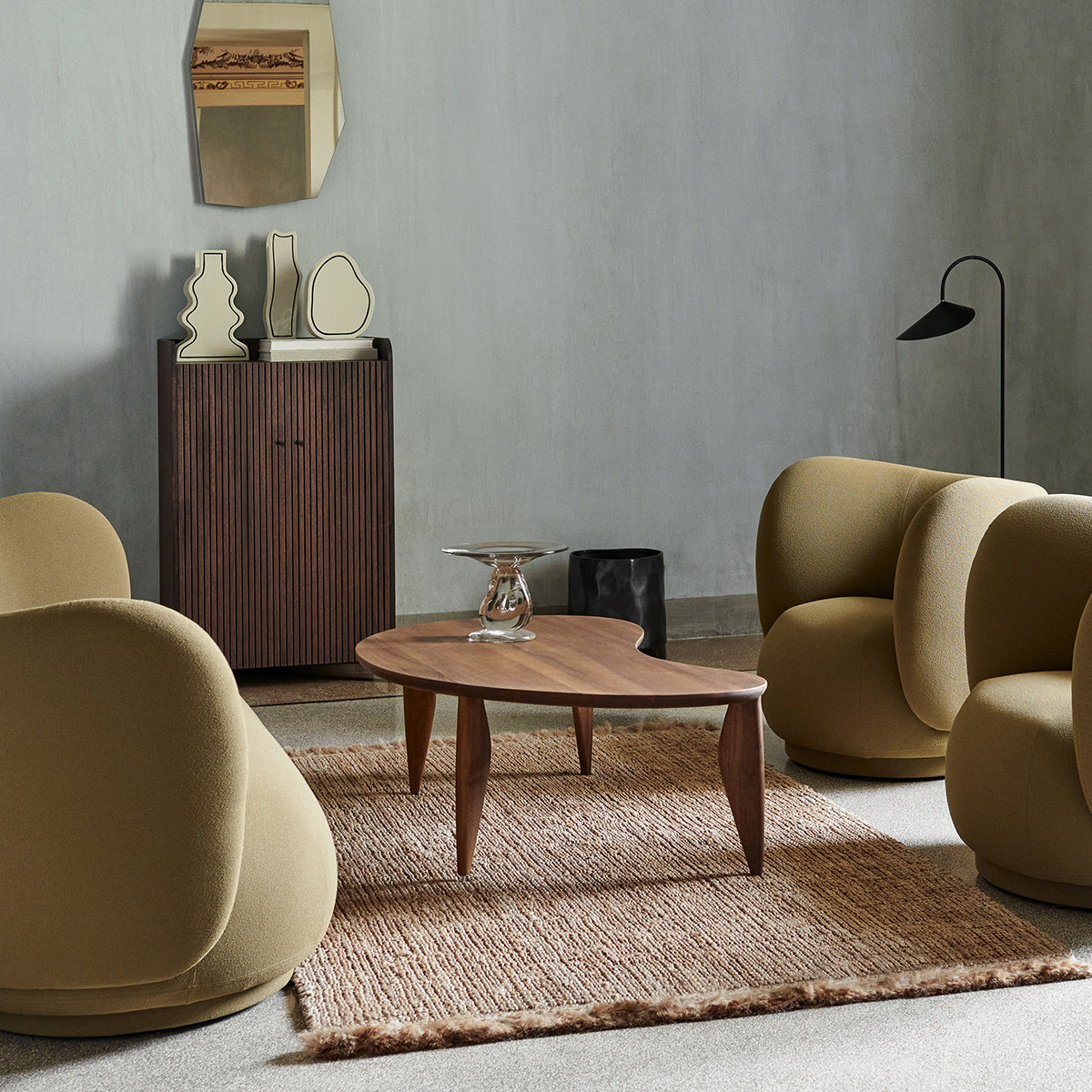 Table basse Feve - Noyer 4