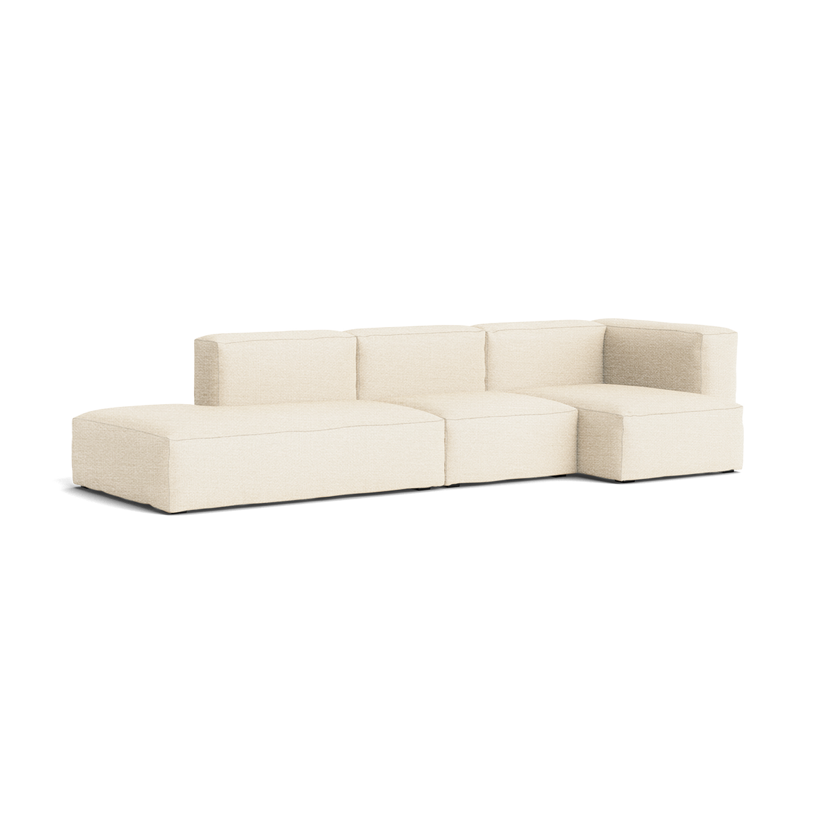Canapé Méridienne Mags Soft 3 places - Combinaison 3 right - Hallingdal 100 - Coutures Beige 3