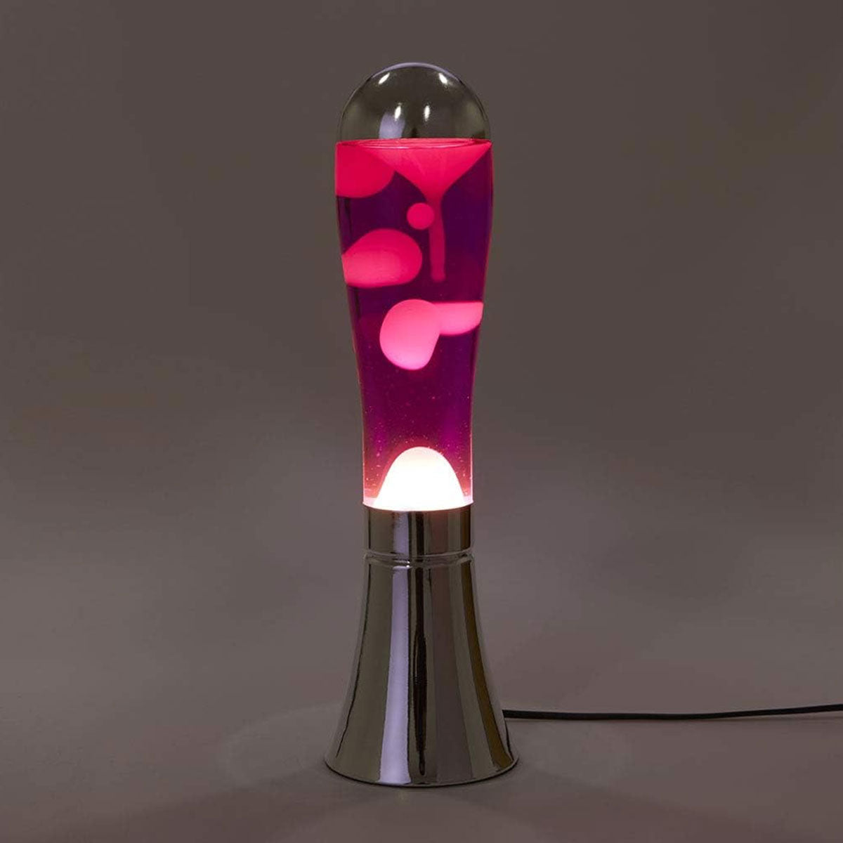 Lampe Lava Magma Argenté 2