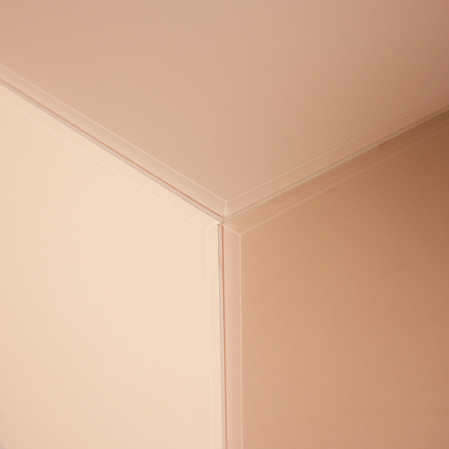 Table basse Bloc Miroir - 60 x 60 x 32 cm - Nude 3