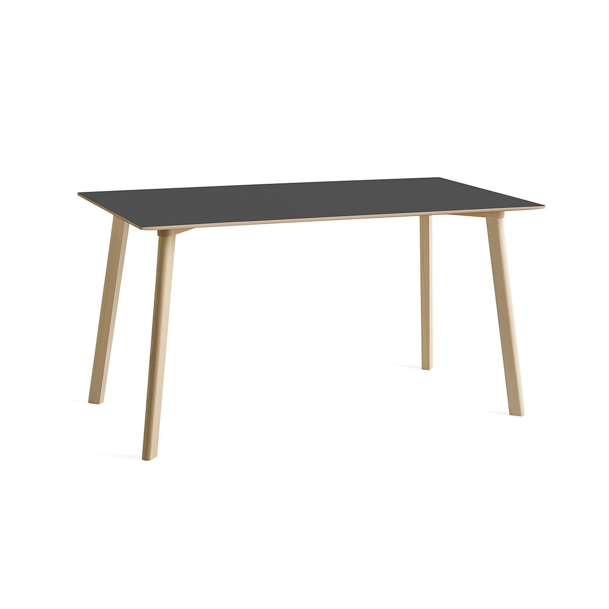 Table CPH DEUX 210 2.0 - Hêtre - 140 x 75 x H 73 cm - Gris Stone