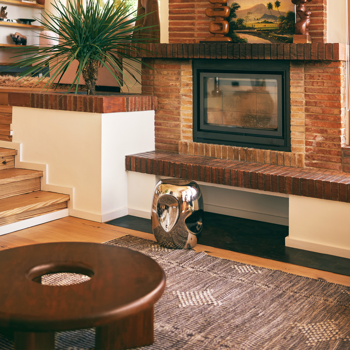 Table d'appoint Currents - Chrome 3