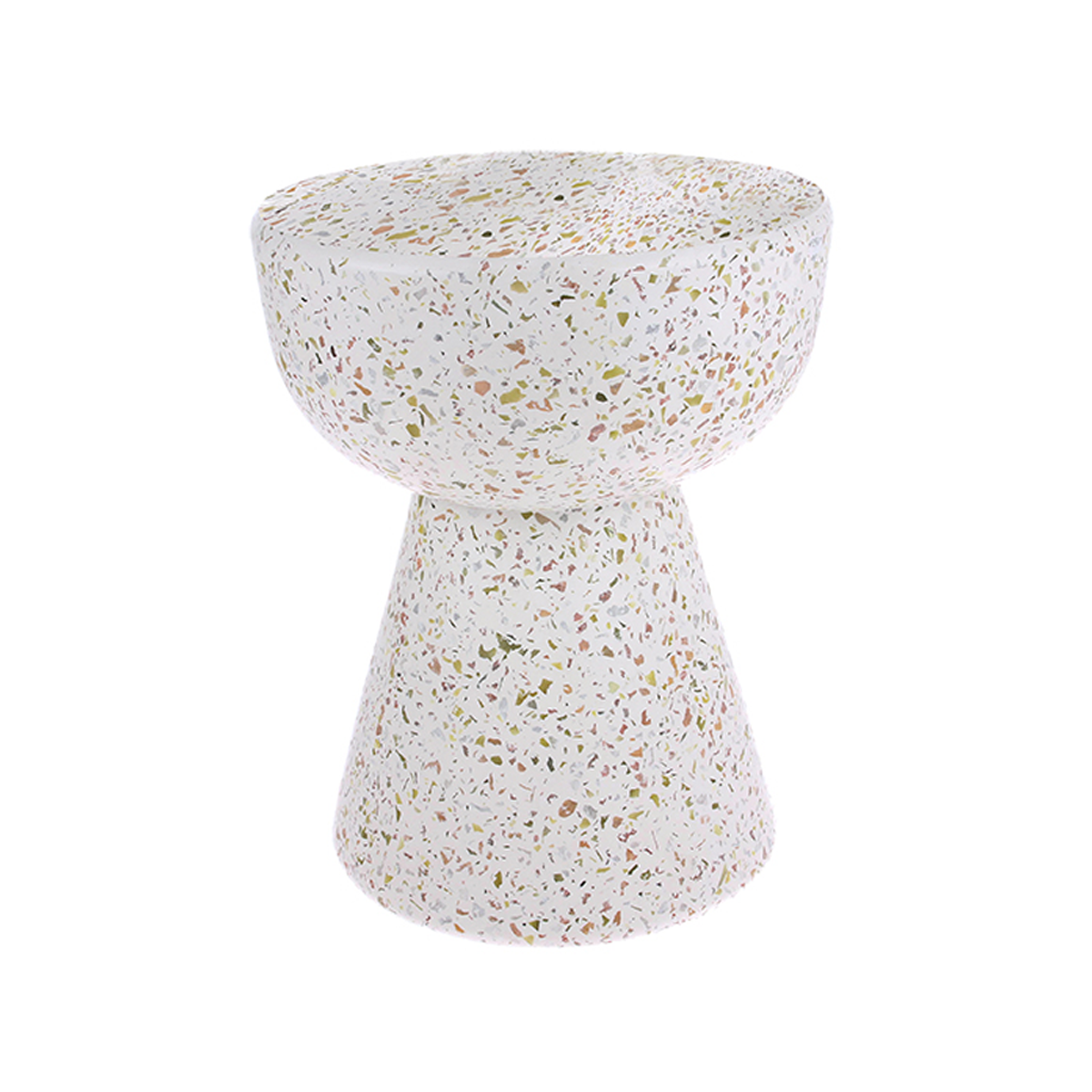 Table d'appoint Terrazzo - Blanc 4